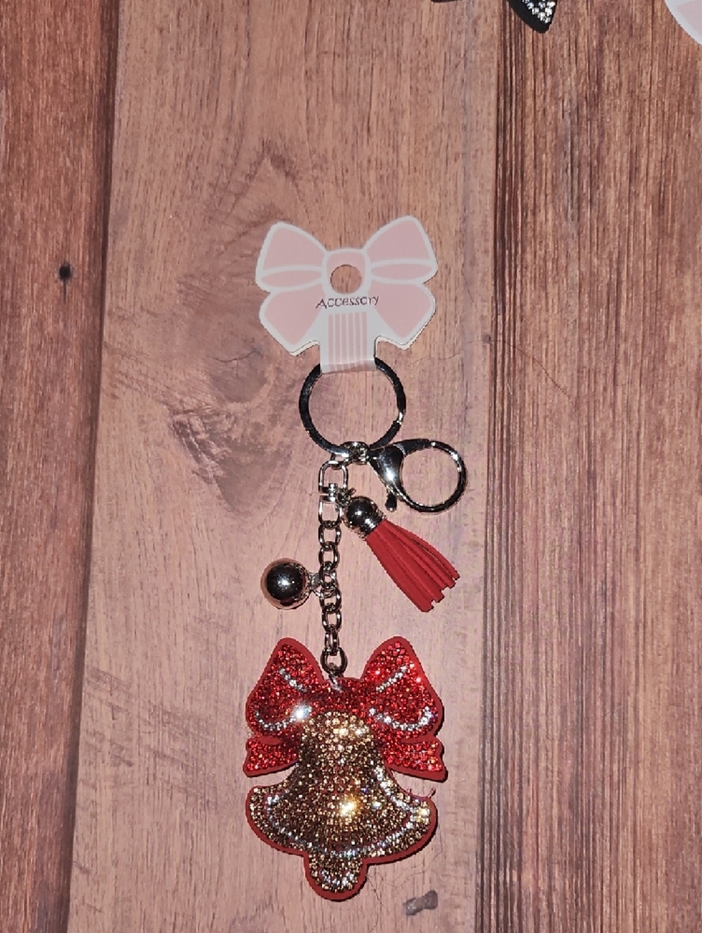 Rhinestone Bell Keychains Nwt - Picture 2 of 3